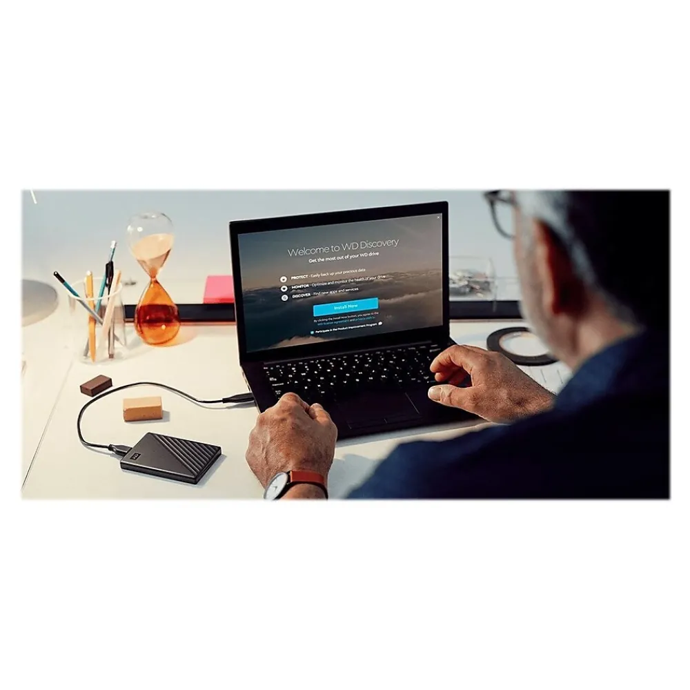 Clearance WD My Passport 5TB USB 3.2 Gen 1 External Hard Drive, Black (BPKJ0050BBK-WESN)