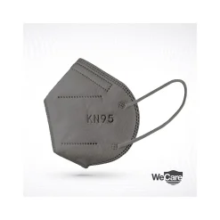 WeCare Disposable KN95 Face Mask, Adult, Dark Gray, 20 Masks/Box, 50 Boxes/Pack (TBN203231)