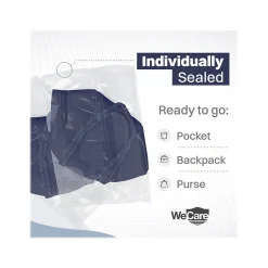 Disposable KN95 Face Mask, Adult, Navy, 20/Pack (WCKN106)<WeCare