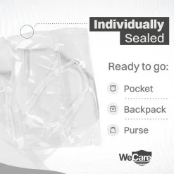WeCare KN95 Disposable Face Mask, Adult, White, 20/Pack (WMN100002)