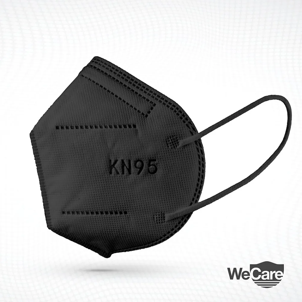 KN95 Disposable Face Mask, Adult, Black, 20 Masks/Box, 3 Boxes/Pack (TBN202934)<WeCare Hot
