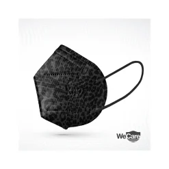 WeCare Leopard Print Disposable KN95 Fabric Face Masks, One Size, Assorted Colors, 20/Pack (WMN100121)
