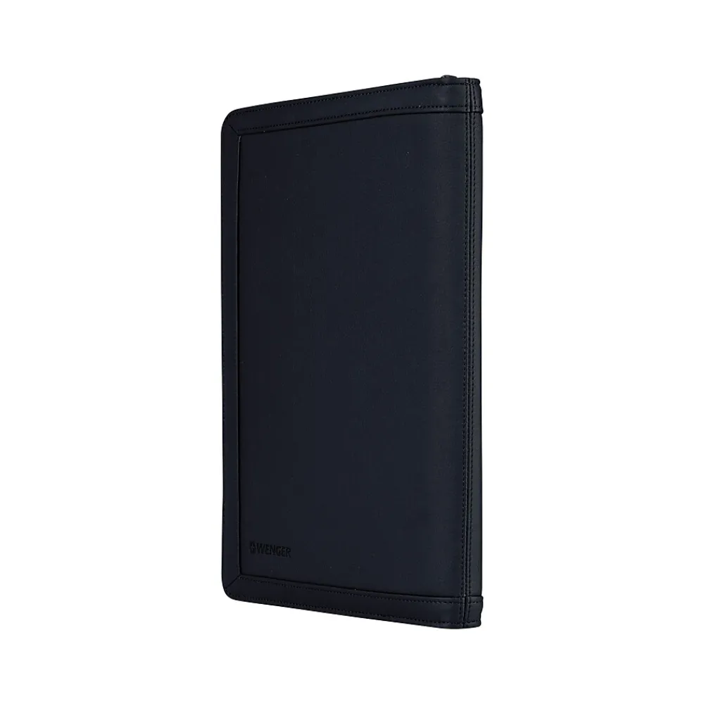 Amelie Polyester Padfolio with Zipper Closure, Navy (601565)<Wenger