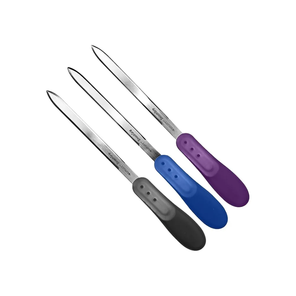 Westcott SmoothGrip 8" Handle Letter Opener, Assorted Colors (13934)