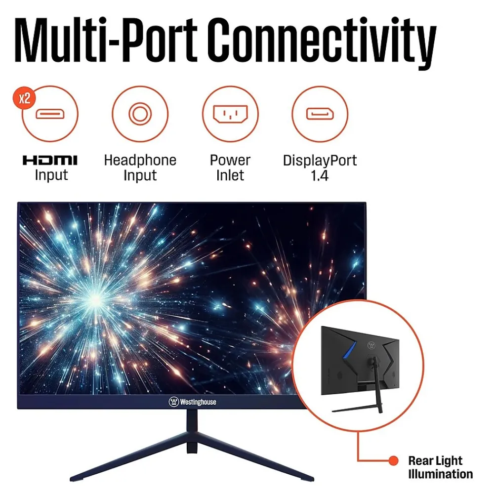 Online Westinghouse 24" 180 Hz FHD Gaming Monitor, Black (WM24FA9420)