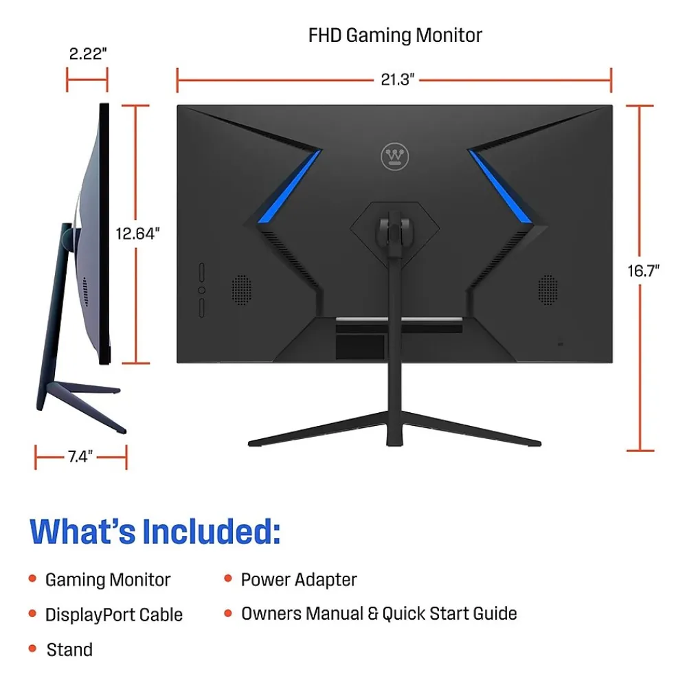 Online Westinghouse 24" 180 Hz FHD Gaming Monitor, Black (WM24FA9420)
