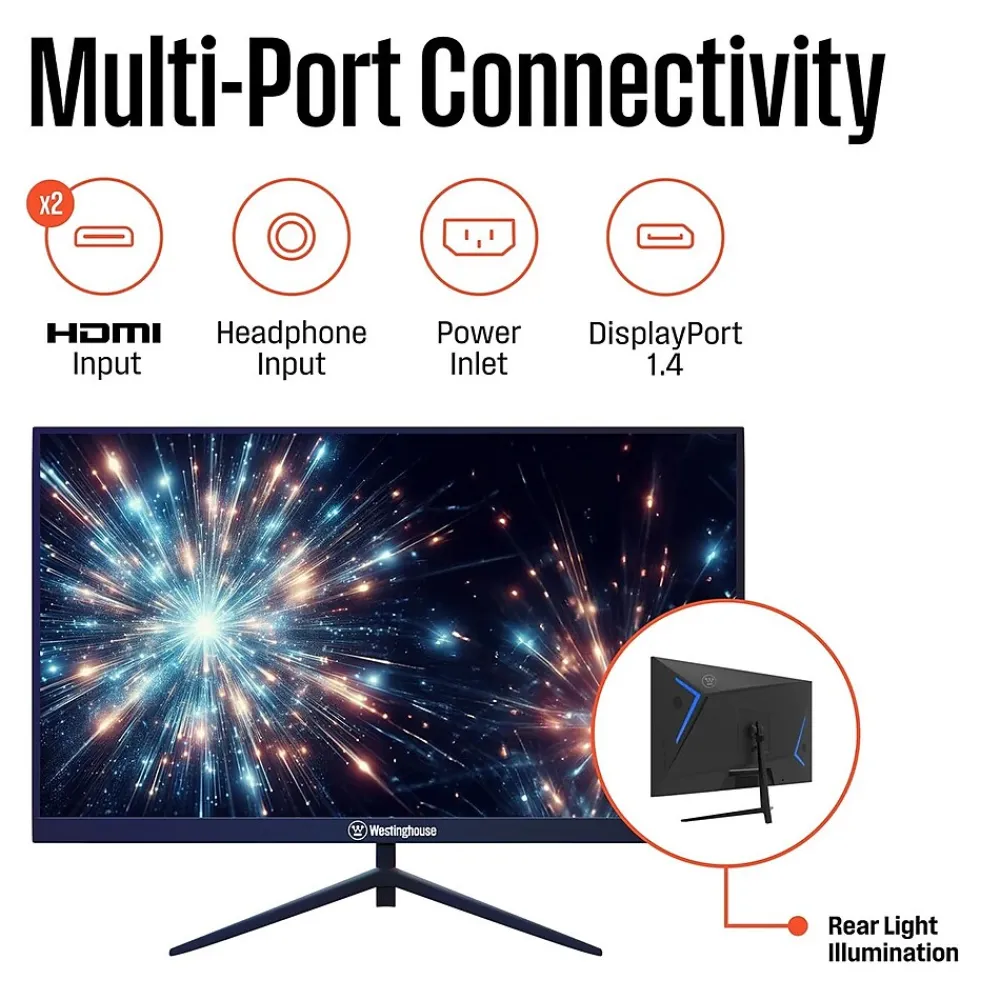 Best Westinghouse 27" 180 Hz FHD Gaming Monitor, Black (WM27FA9420)