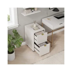 File Cabinets*Whalen Breenly 2-Drawer Mobile Vertical File Cabinet, Letter/Legal Size, 28
