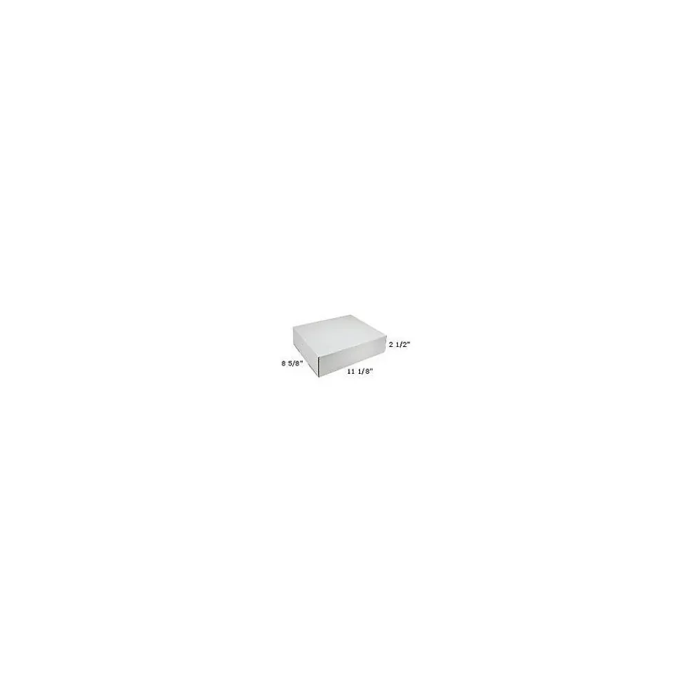 Best Partners Brand White Side-Loading Locking-Tab Mailers, 11-1/8" x 8-5/8" x 2-1/2", 50/Bundle