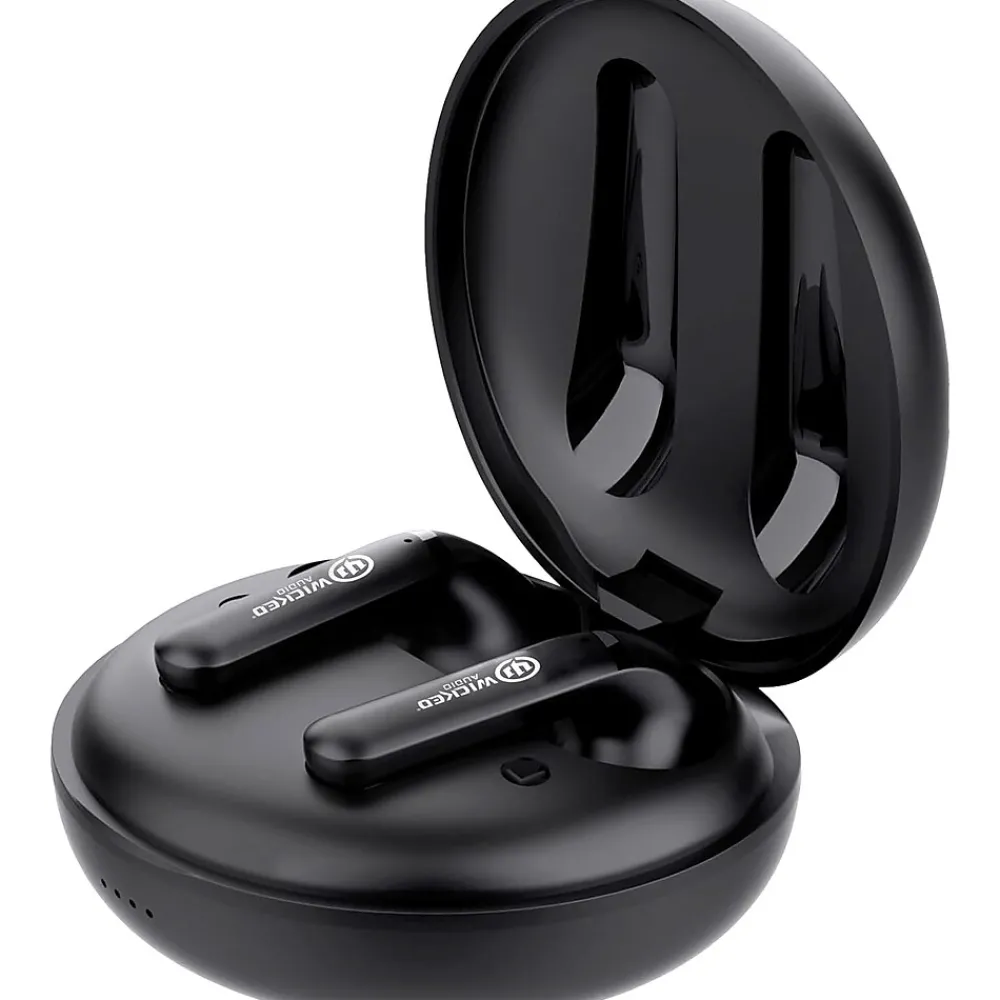 Mojo 500 TWS Wireless Noise Canceling Earbuds, Bluetooth, Black (WI-TW4650)<Wicked Audio Discount