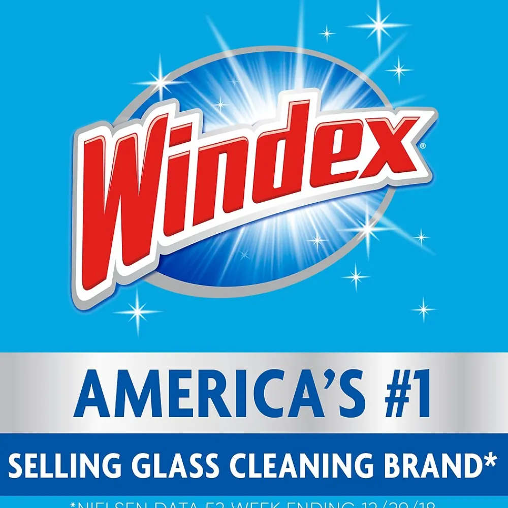 Glass & More Cleaner with Ammonia-D, Unscented, 5 gal. Bag-in-Box Dispenser (696502)<Windex Sale