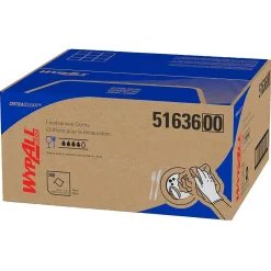 CriticalClean Fabric Food Service Cloths, 23.5" x 12.5", Blue, 200 Cloths/Pack (51636)<WypAll Outlet
