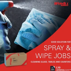 GeneralClean L10 Nylon Cleaning Wipers, 10.25
