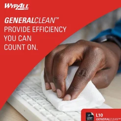 GeneralClean L10 Paper Cleaning Wipers, 10.5