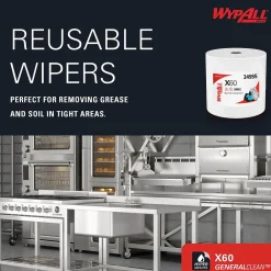 GeneralClean X60 Nylon Cleaning Wipers, 13.4