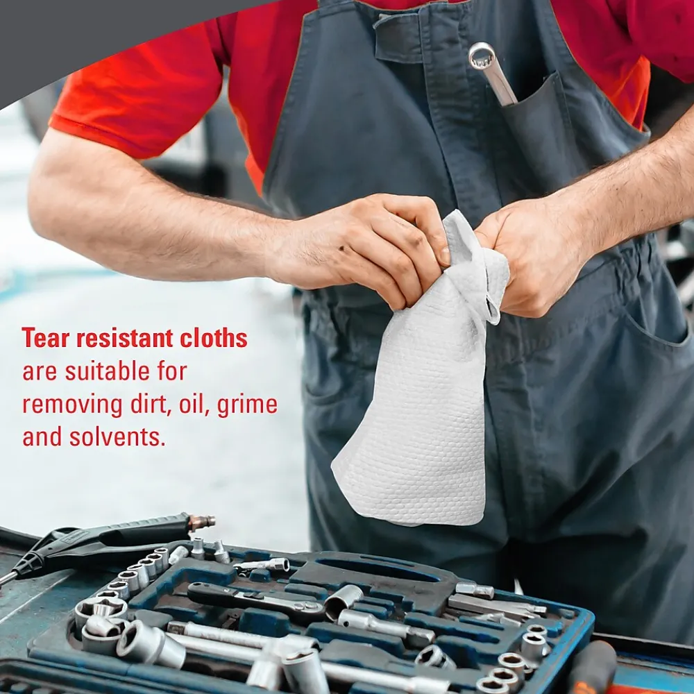 PowerClean X70 Cloths, 11.1" x 16.8", White, 200 Sheets/Box (55300)<WypAll Outlet