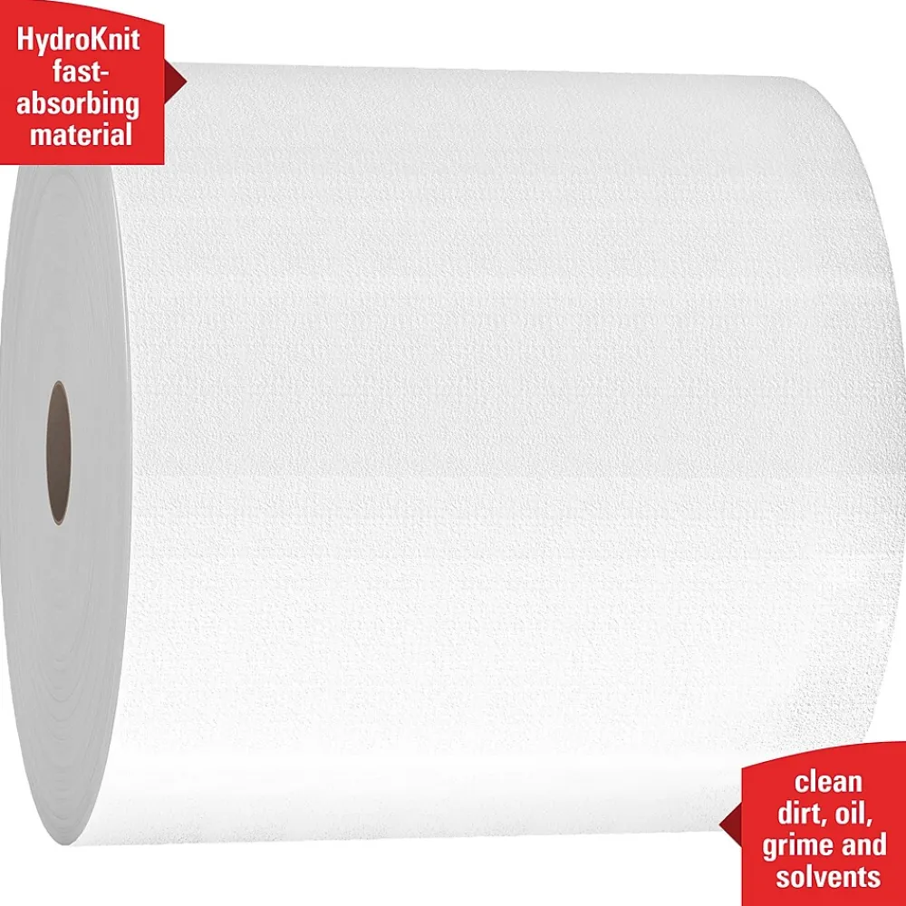 PowerClean X70 Cloths, 9.75" x 13", White, 220 Sheets/Roll, 3 Rolls/Carton (83571)<WypAll Clearance
