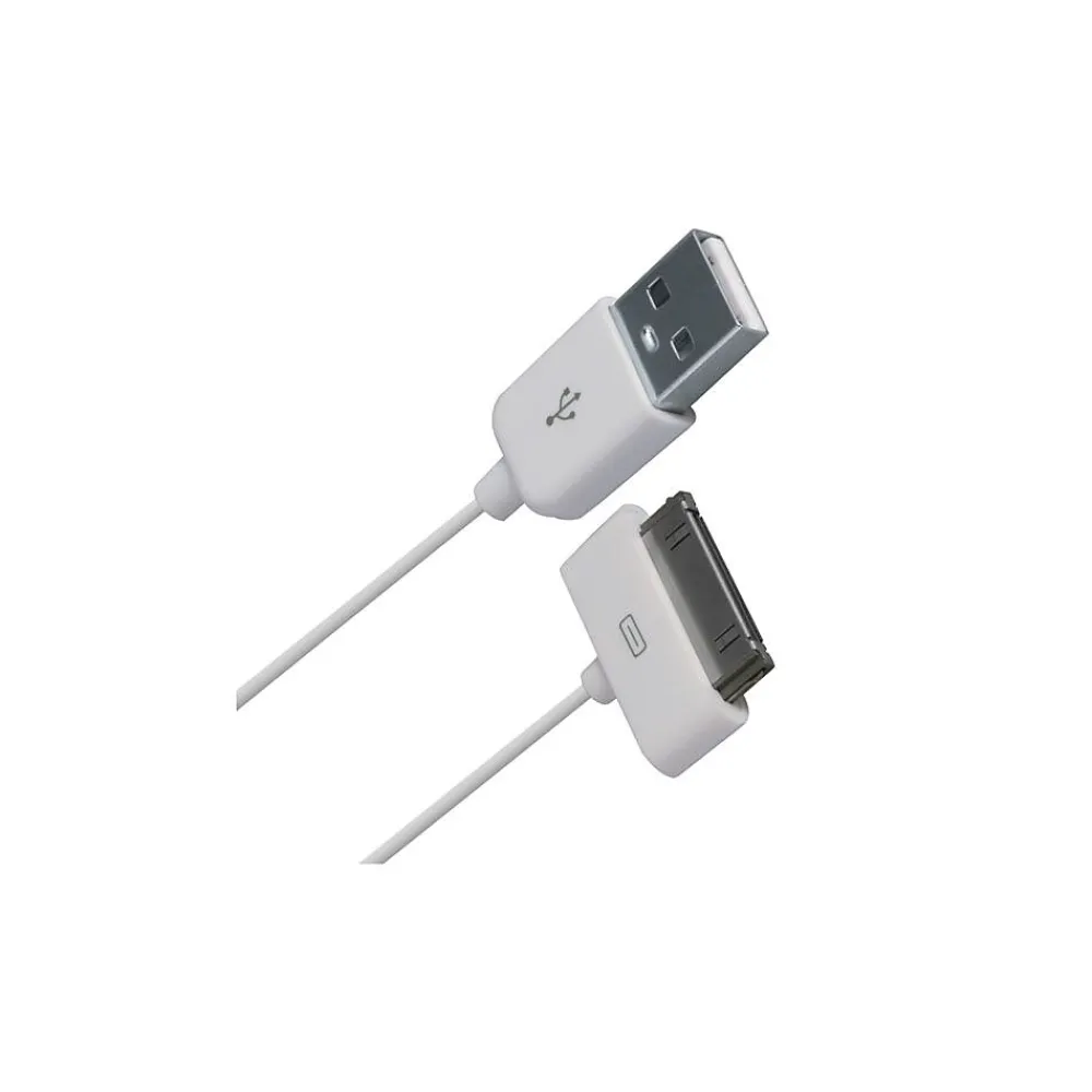 30-Pin To RCA Composite Audio/Video Plus USB Charging Adapter For iPhone/iPod/iPad<4XEM Best