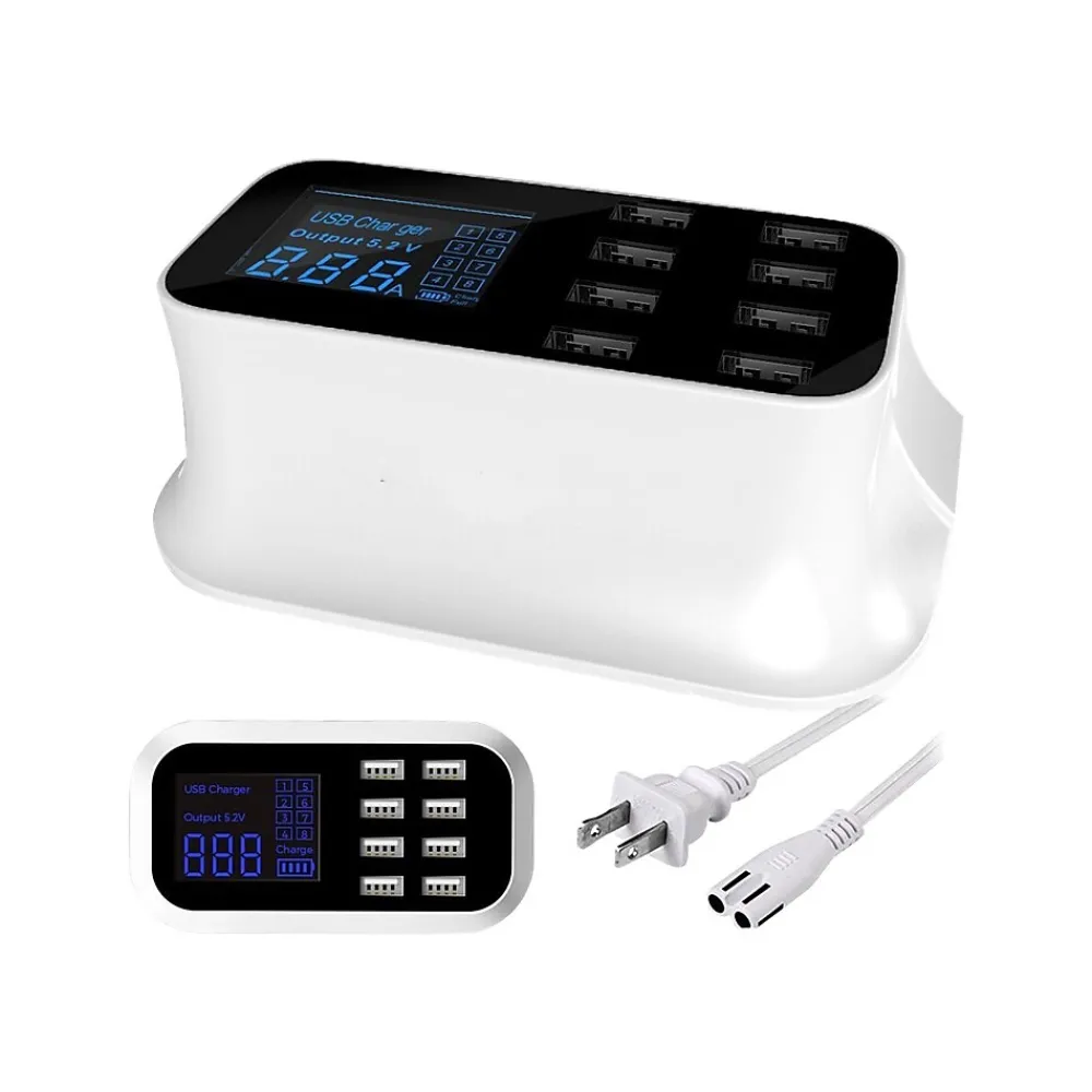 USB Charging Kit/Bundle for Most Smartphones, White (4XSMARTPWR8)<4XEM Outlet
