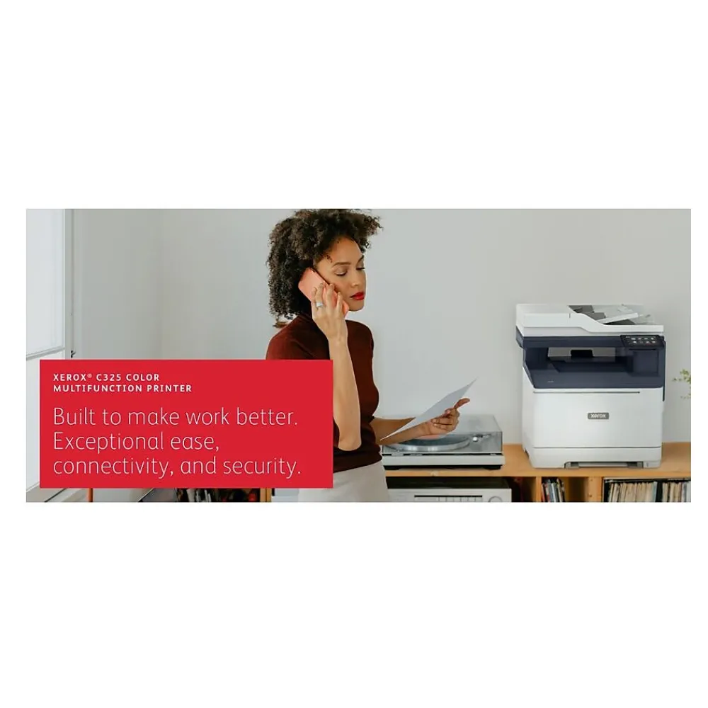 Xerox C325 Wireless Color Laser Printer, All-In-One, Print, Scan, Copy, Fax (C325/DNI )