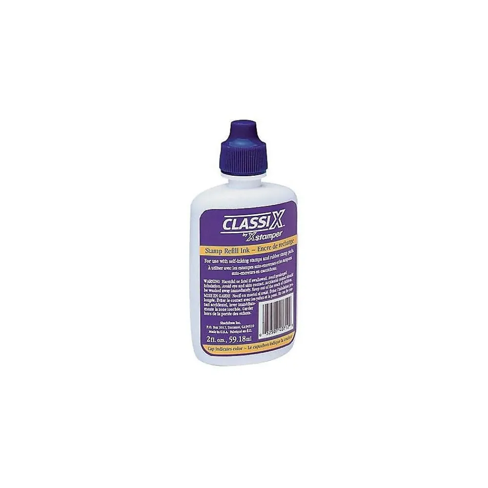Stamps & Stamp Pads|Xstamper ClassiX Ink Refill, Black Ink (036043)