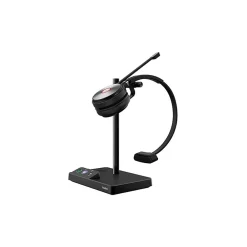 WH62 Wireless Active Noise Canceling Over-Ear Headset, Black (1308001C)<YeaLink Hot