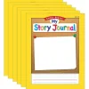 Composition Notebooks|Zaner-Bloser Composition Notebooks, 8.375" x 10.875", Wide Ruled, 16 Sheets, Multicolor, 6/Bundle (ELP311843-6)