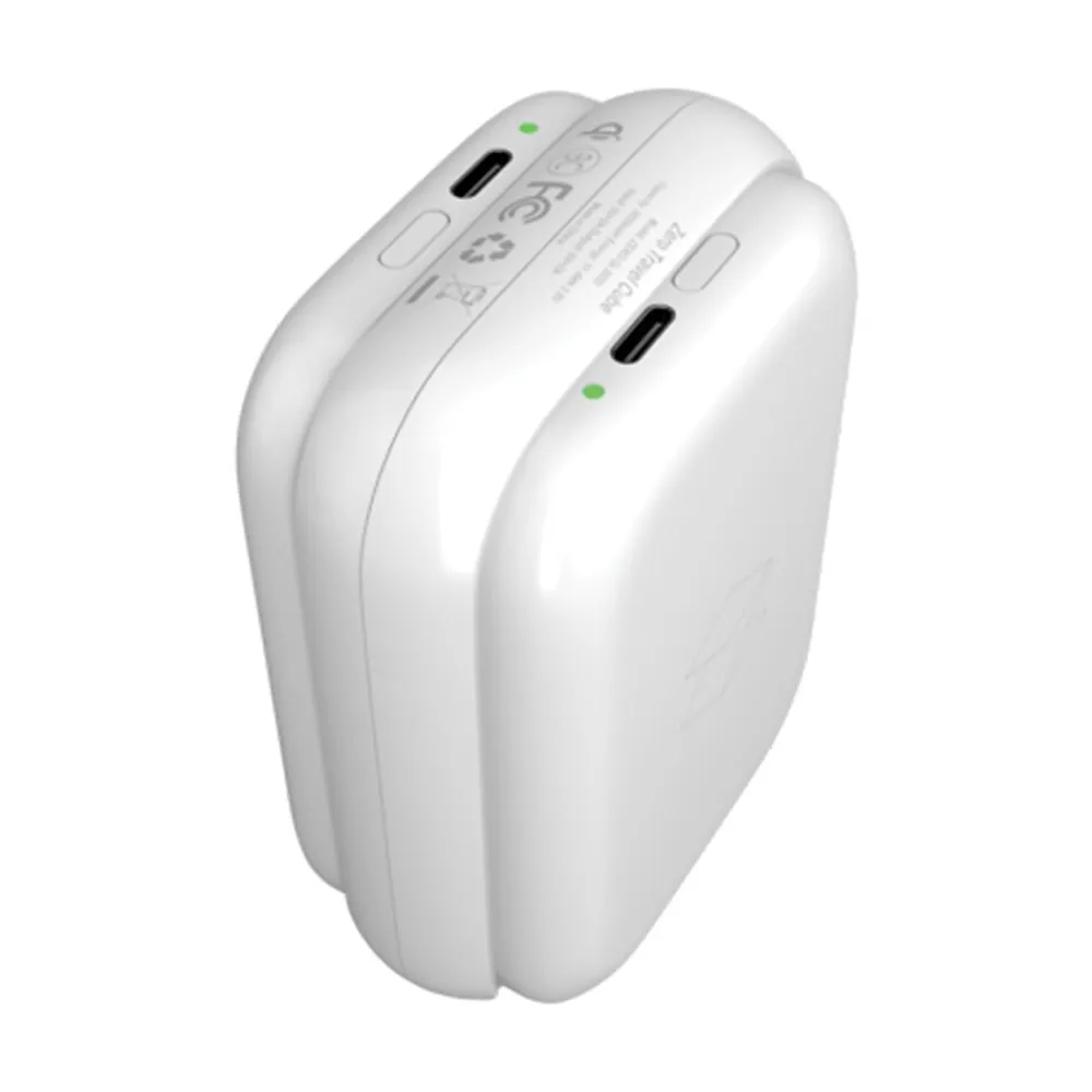 Zero 10,000 mAh Qi Wireless Travel Cube with USB-C Charging Cable (-TC-10000)